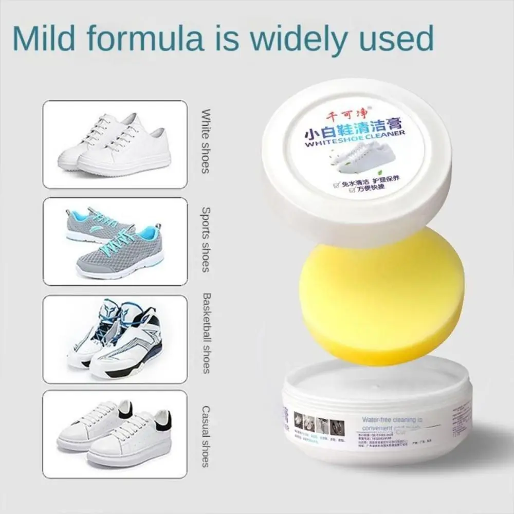 Sneaker Care Whitener - Weiße Schuhe Reinigungscreme Fleckenentferner Schuhe Aufhellung
